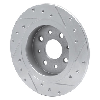R1 Concepts® - eLINE™ Drilled and Slotted 1-Piece Rear Driver Side Brake Rotor