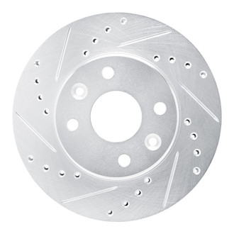 R1 Concepts® - eLINE™ Drilled and Slotted 1-Piece Front Driver Side Brake Rotor