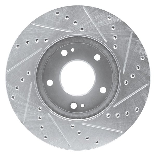 R1 Concepts® - eLINE™ Drilled and Slotted 1-Piece Front Brake Rotor