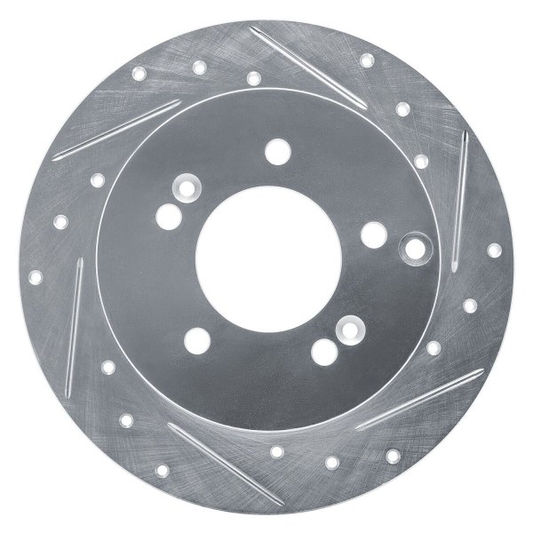 R1 Concepts® - eLINE™ Drilled and Slotted 1-Piece Rear Brake Rotor