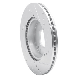 R1 Concepts® - eLINE™ Drilled and Slotted 1-Piece Front Driver Side Brake Rotor