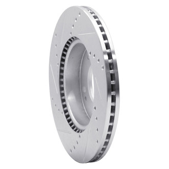 R1 Concepts® - eLINE™ Drilled and Slotted 1-Piece Front Passenger Side Brake Rotor