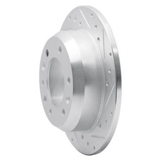 R1 Concepts® - eLINE™ Drilled and Slotted 1-Piece Rear Passenger Side Brake Rotor