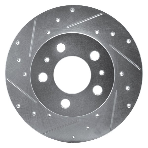 R1 Concepts® - eLINE™ Drilled and Slotted 1-Piece Front Brake Rotor