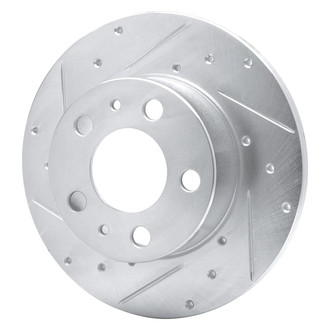 R1 Concepts® - eLINE™ Drilled and Slotted 1-Piece Front Driver Side Brake Rotor