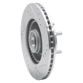 R1 Concepts® - eLINE™ Drilled and Slotted 1-Piece Front Driver Side Brake Rotor