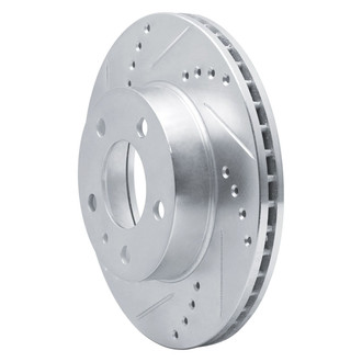 R1 Concepts® - eLINE™ Drilled and Slotted 1-Piece Front Driver Side Brake Rotor