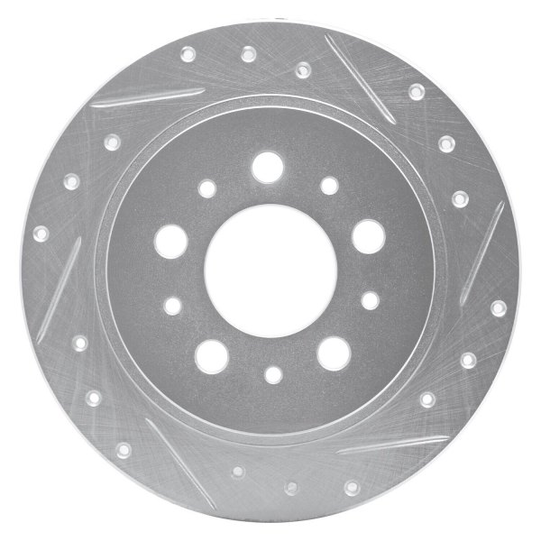 R1 Concepts® - eLINE™ Drilled and Slotted 1-Piece Rear Brake Rotor