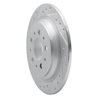 R1 Concepts® - eLINE™ Drilled and Slotted 1-Piece Rear Driver Side Brake Rotor