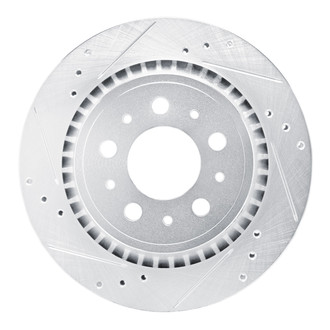R1 Concepts® - eLINE™ Drilled and Slotted 1-Piece Rear Driver Side Brake Rotor
