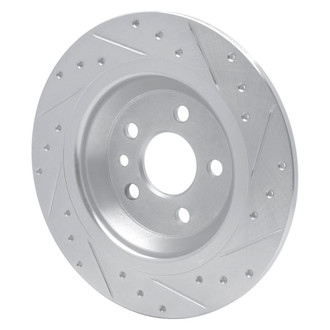 R1 Concepts® - eLINE™ Drilled and Slotted 1-Piece Rear Driver Side Brake Rotor