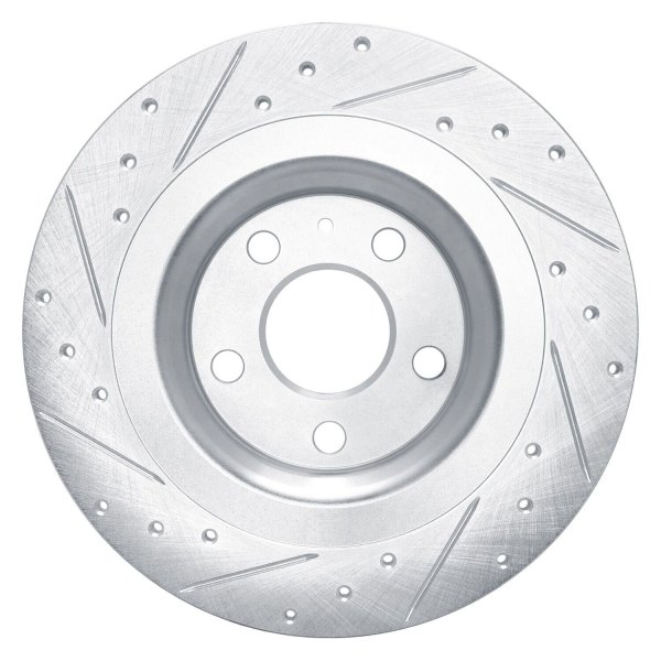 R1 Concepts® - eLINE™ Drilled and Slotted 1-Piece Rear Brake Rotor