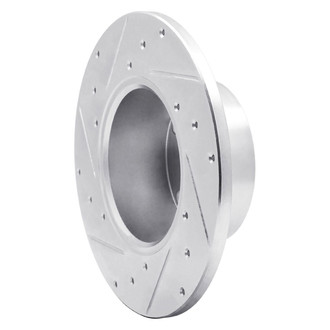 R1 Concepts® - eLINE™ Drilled and Slotted 1-Piece Front Passenger Side Brake Rotor
