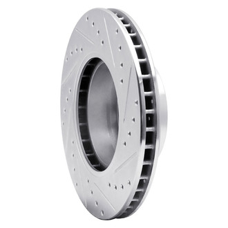 R1 Concepts® - eLINE™ Drilled and Slotted 1-Piece Front Driver Side Brake Rotor