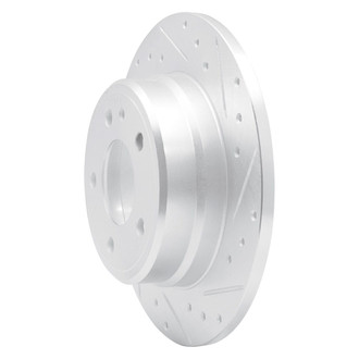 R1 Concepts® - eLINE™ Drilled and Slotted 1-Piece Rear Passenger Side Brake Rotor