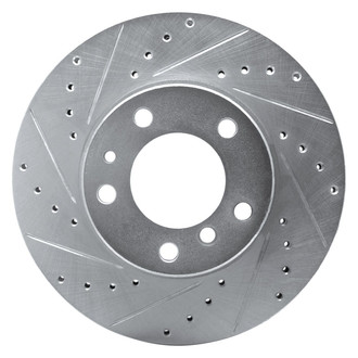 R1 Concepts® - eLINE™ Drilled and Slotted 1-Piece Front Driver Side Brake Rotor