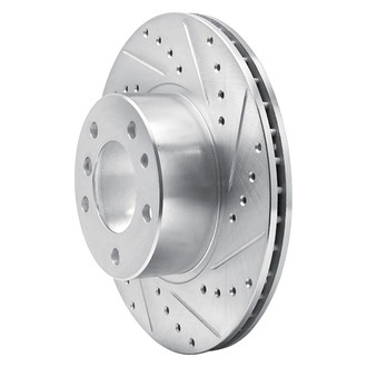 R1 Concepts® - eLINE™ Drilled and Slotted 1-Piece Front Passenger Side Brake Rotor