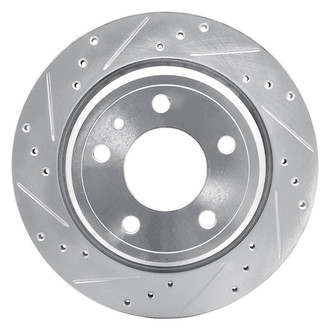 R1 Concepts® - eLINE™ Drilled and Slotted 1-Piece Rear Driver Side Brake Rotor