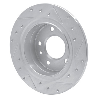 R1 Concepts® - eLINE™ Drilled and Slotted 1-Piece Rear Driver Side Brake Rotor