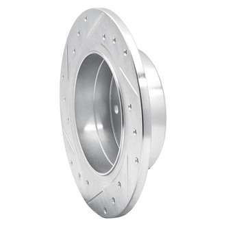 R1 Concepts® - eLINE™ Drilled and Slotted 1-Piece Rear Passenger Side Brake Rotor