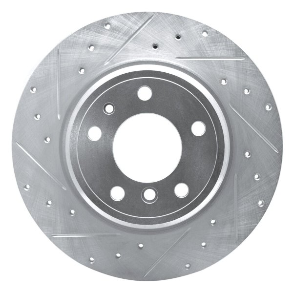 R1 Concepts® - eLINE™ Drilled and Slotted 1-Piece Rear Brake Rotor