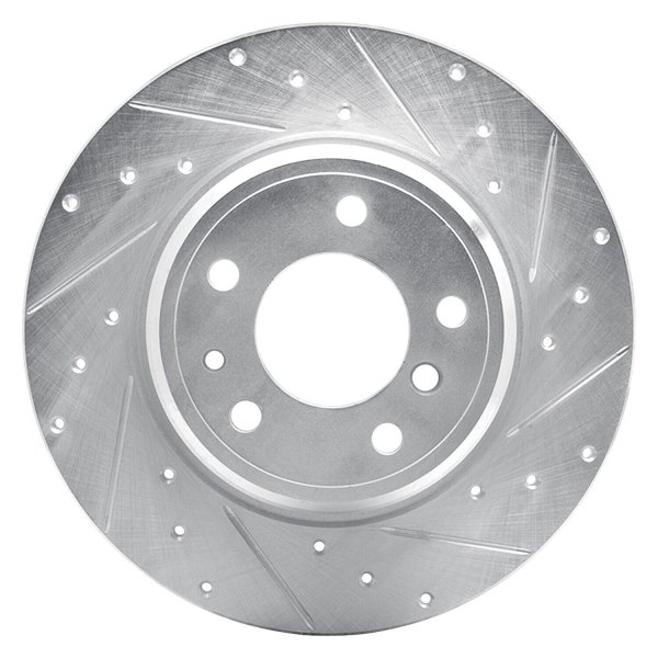 R1 Concepts® - eLINE™ Drilled and Slotted 1-Piece Rear Brake Rotor