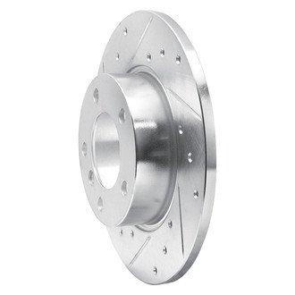 R1 Concepts® - eLINE™ Drilled and Slotted 1-Piece Front Driver Side Brake Rotor