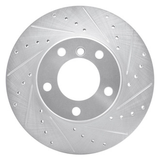 R1 Concepts® - eLINE™ Drilled and Slotted 1-Piece Front Passenger Side Brake Rotor