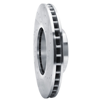 R1 Concepts® - eLINE™ Drilled and Slotted 1-Piece Front Driver Side Brake Rotor