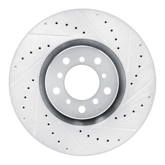 R1 Concepts® - eLINE™ Drilled and Slotted 1-Piece Front Driver Side Brake Rotor