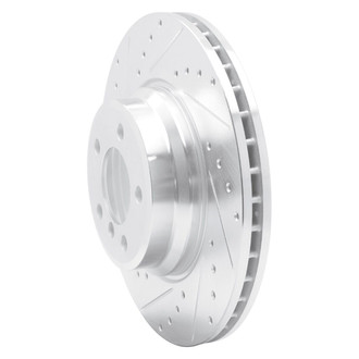 R1 Concepts® - eLINE™ Drilled and Slotted 1-Piece Front Driver Side Brake Rotor