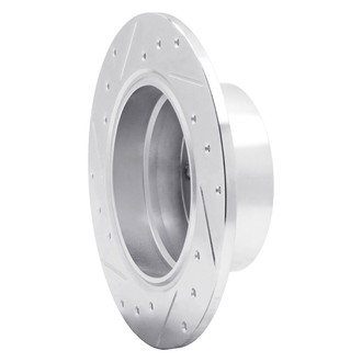 R1 Concepts® - eLINE™ Drilled and Slotted 1-Piece Rear Passenger Side Brake Rotor