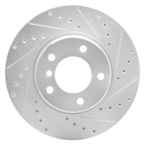 R1 Concepts® - eLINE™ Drilled and Slotted 1-Piece Front Brake Rotor