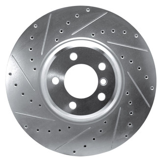 R1 Concepts® - eLINE™ Drilled and Slotted 1-Piece Front Driver Side Brake Rotor