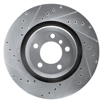R1 Concepts® - eLINE™ Drilled and Slotted 1-Piece Rear Driver Side Brake Rotor