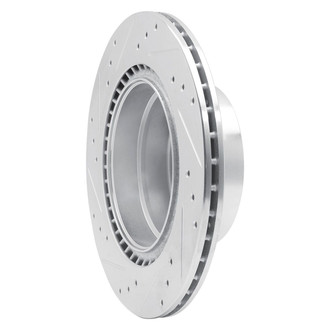 R1 Concepts® - eLINE™ Drilled and Slotted 1-Piece Rear Passenger Side Brake Rotor