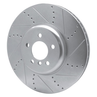 R1 Concepts® - eLINE™ Drilled and Slotted 1-Piece Front Passenger Side Brake Rotor