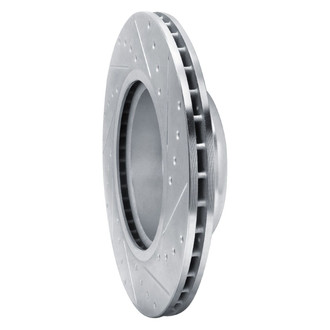 R1 Concepts® - eLINE™ Drilled and Slotted 1-Piece Front Driver Side Brake Rotor