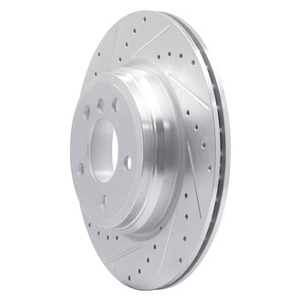 R1 Concepts® - eLINE™ Drilled and Slotted 1-Piece Rear Driver Side Brake Rotor