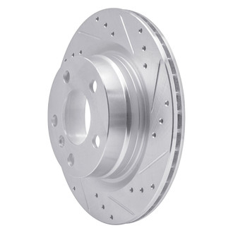 R1 Concepts® - eLINE™ Drilled and Slotted 1-Piece Rear Passenger Side Brake Rotor