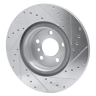 R1 Concepts® - eLINE™ Drilled and Slotted 1-Piece Rear Driver Side Brake Rotor