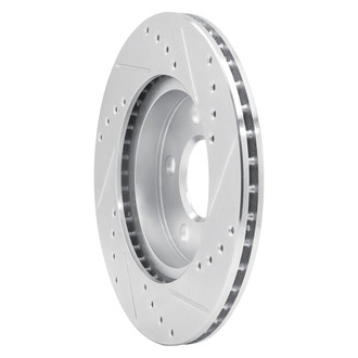 R1 Concepts® - eLINE™ Drilled and Slotted 1-Piece Front Driver Side Brake Rotor