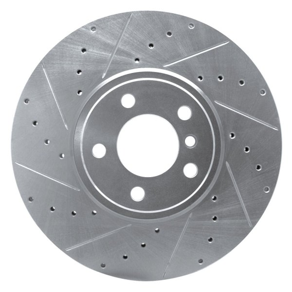 R1 Concepts® - eLINE™ Drilled and Slotted 1-Piece Front Brake Rotor