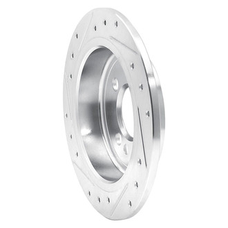 R1 Concepts® - eLINE™ Drilled and Slotted 1-Piece Rear Passenger Side Brake Rotor