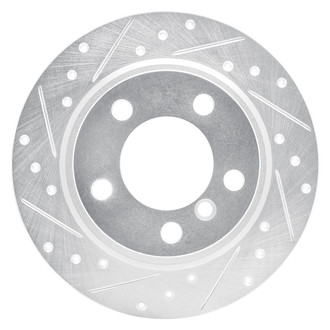 R1 Concepts® - eLINE™ Drilled and Slotted 1-Piece Rear Driver Side Brake Rotor