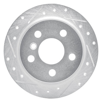R1 Concepts® - eLINE™ Drilled and Slotted 1-Piece Rear Driver Side Brake Rotor