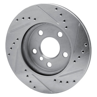 R1 Concepts® - eLINE™ Drilled and Slotted 1-Piece Front Driver Side Brake Rotor