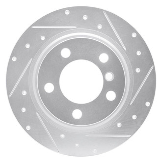 R1 Concepts® - eLINE™ Drilled and Slotted 1-Piece Front Passenger Side Brake Rotor