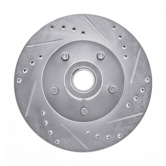 R1 Concepts® - eLINE™ Drilled and Slotted 1-Piece Front Passenger Side Brake Rotor