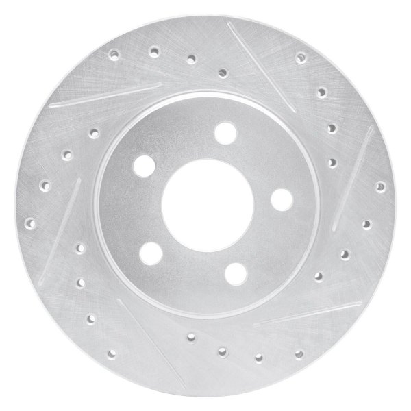 R1 Concepts® - eLINE™ Drilled and Slotted 1-Piece Front Brake Rotor